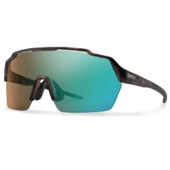 Mtb-Brillen|Racefietsbrillen < Smith Shift Split MAG Bril - Matte Tortoise - Brown Opal Mirror | Clear