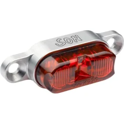 Dynamo Verlichting|Achterlampen < SON Rear Light for Carrier Mounting - silver
