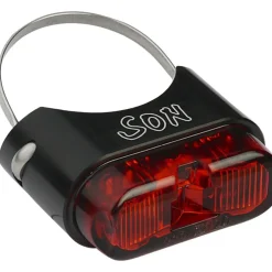 SON Rear Light for Seatposts - black