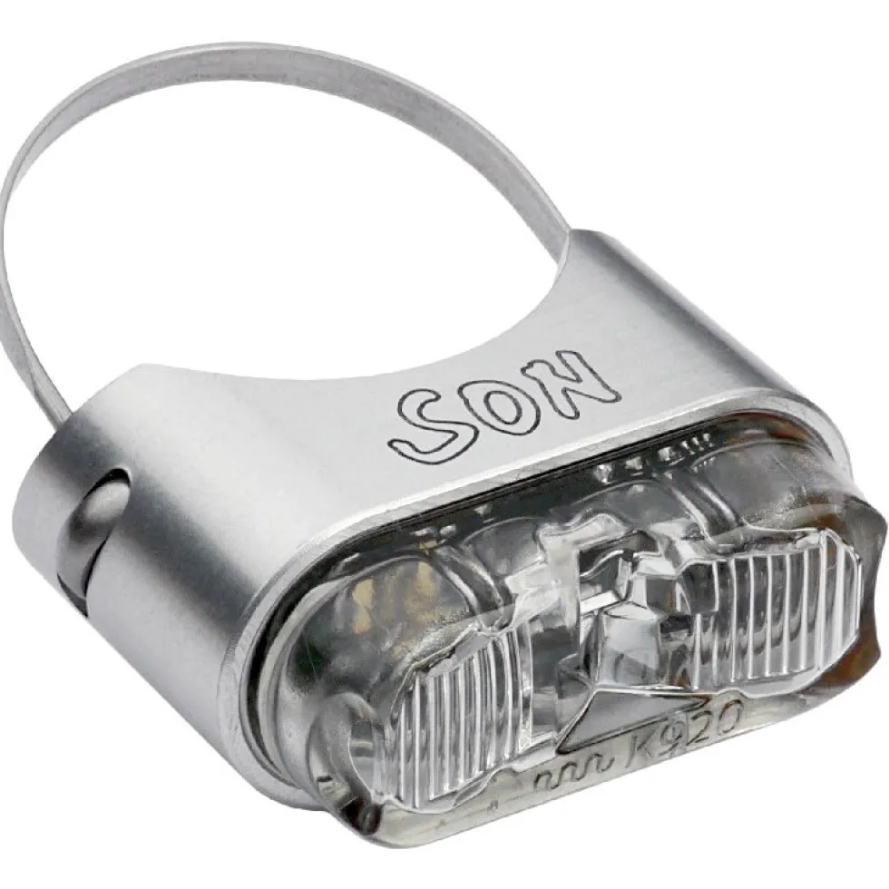 SON Rear Light for Seatposts - silver