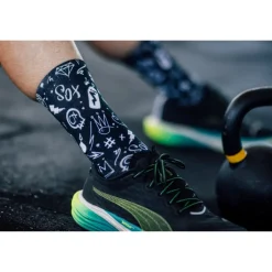 Sox Footwear Monochrome Sokken - doodle black