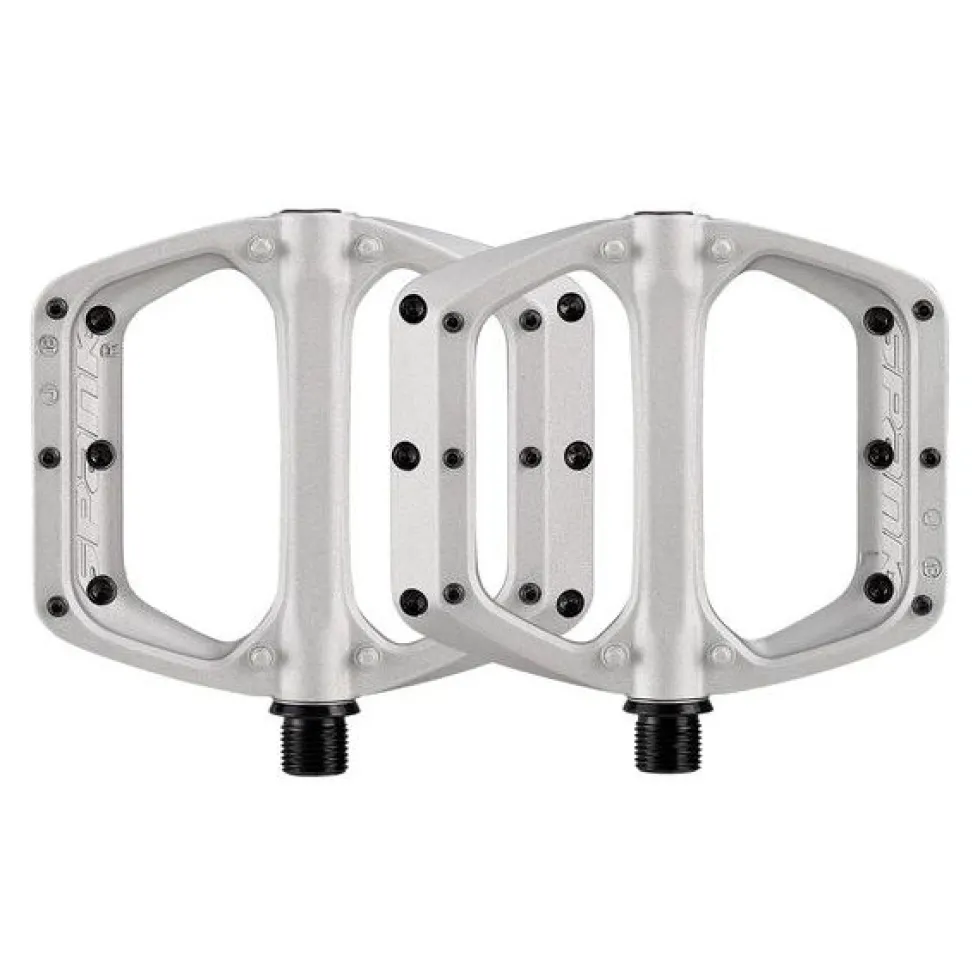 Spank Spoon DC Flat Pedal - raw/silver