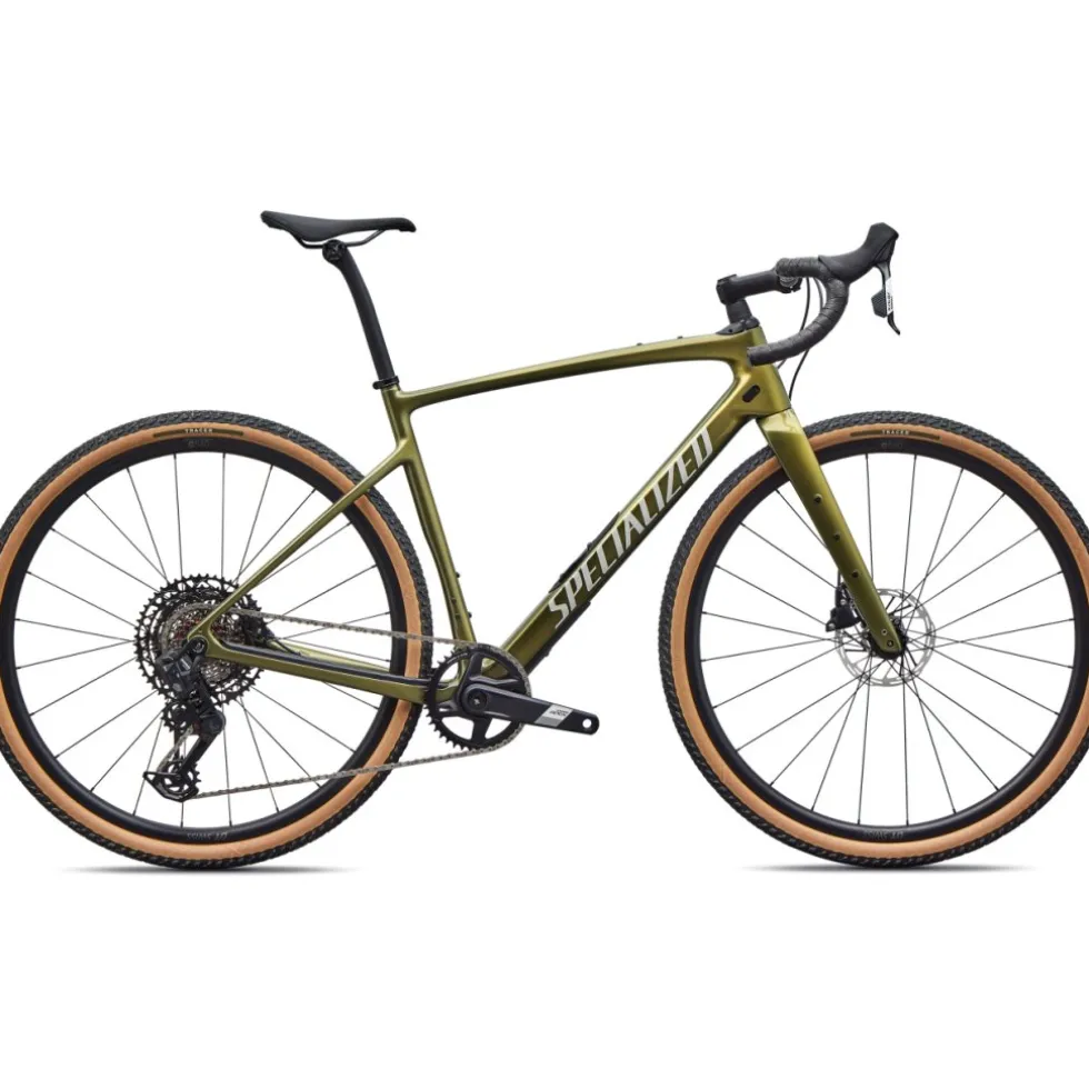 Specialized DIVERGE 4 COMP - Carbon Gravel Bike - 2026 - laurel green metallic