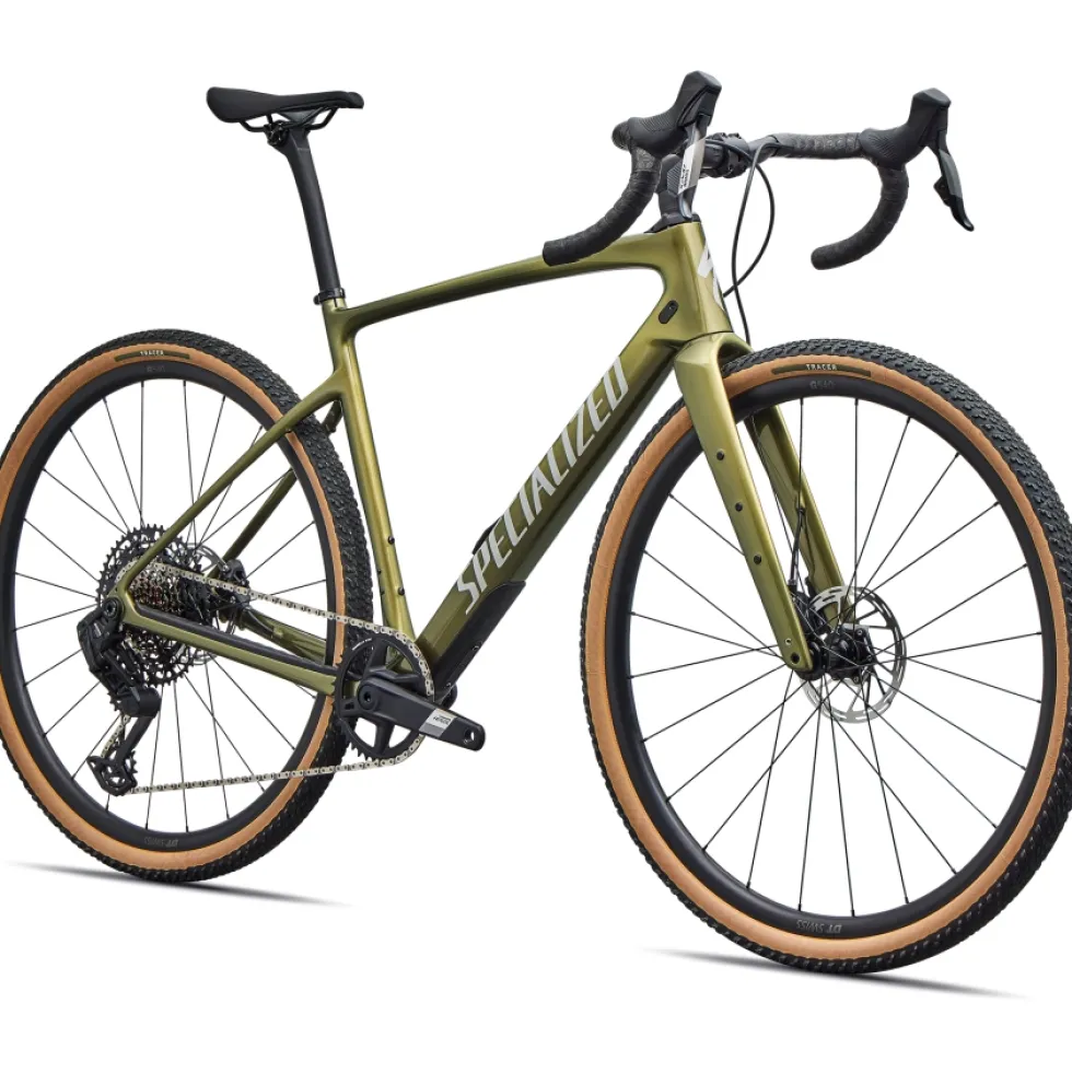 Specialized DIVERGE 4 COMP - Carbon Gravel Bike - 2026 - laurel green metallic