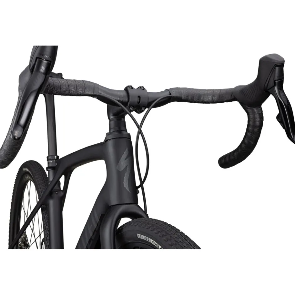 Gravelbikes Bikepacking < Specialized DIVERGE STR EXPERT - Carbon gravel bike - 2025 - satin black / diamond dust