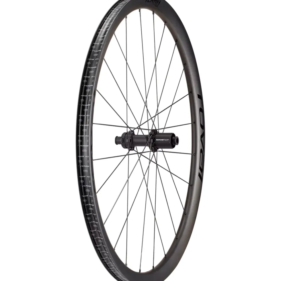 Specialized Roval Terra CLX II Achterwiel - 28" | Carbon | Centerlock | 12x142mm - Shimano RD HG - Satin Carbon/Gloss Black