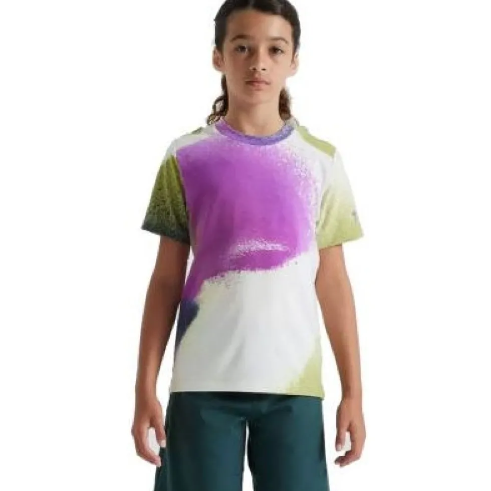 Specialized Trail Fietsshirt met Korte Mouwen Kinder - birch white/multi spindrift