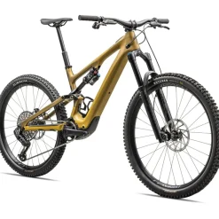Specialized TURBO LEVO SL EXPERT - Carbon E-Mountainbike - 2023 - satin harvest gold / harvest gold metallic / obsidian / silver dust