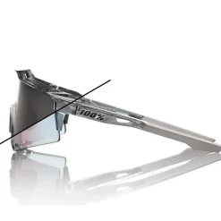 100% Speedcraft Photochromic Bril - Polished Translucent Grey - Rose Gold Mirror