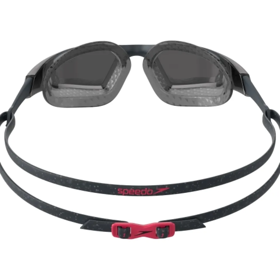 Speedo Aquapulse Pro Oxid Grey/Phoenix Red/Smoke Zwembril