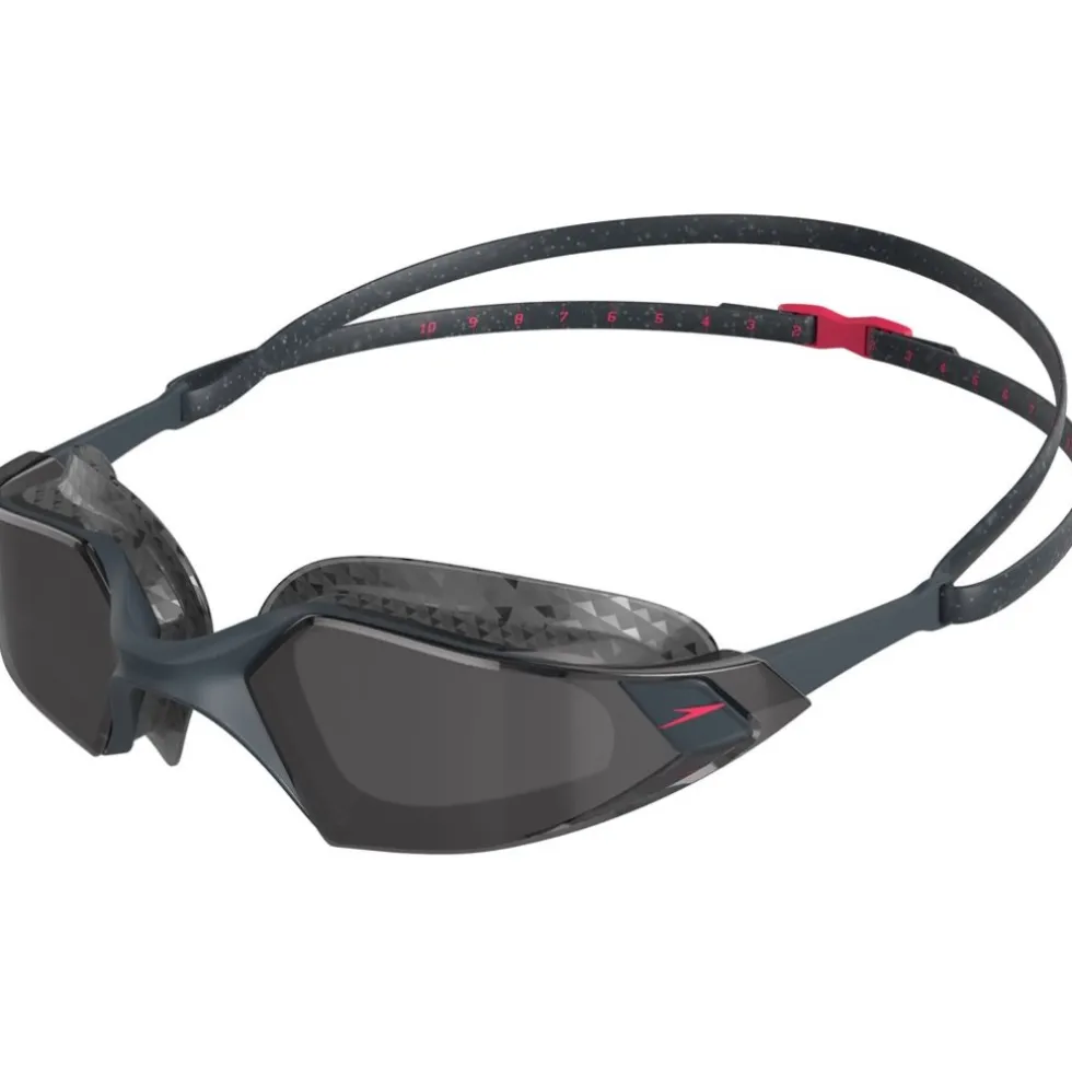 Speedo Aquapulse Pro Oxid Grey/Phoenix Red/Smoke Zwembril