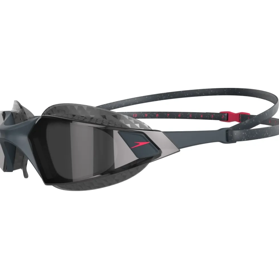 Speedo Aquapulse Pro Oxid Grey/Phoenix Red/Smoke Zwembril