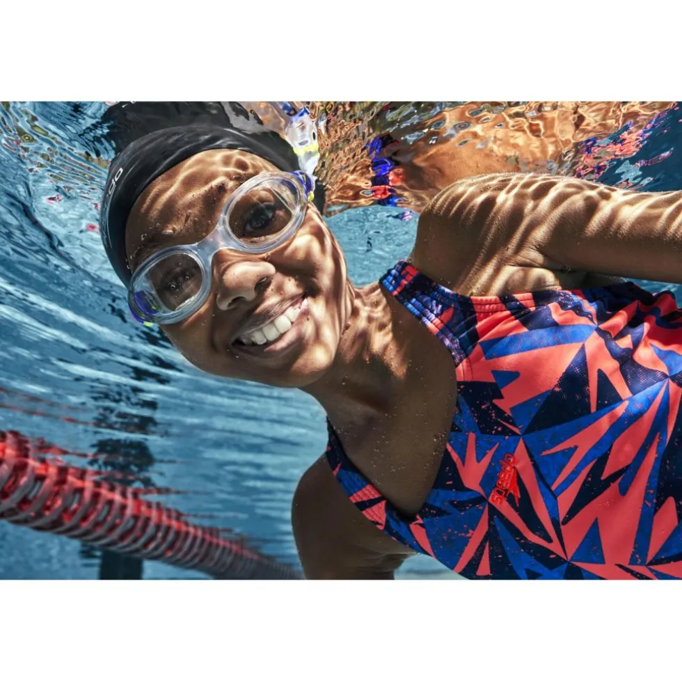 Speedo Biofuse 2.0 Junior Clear/True Cobalt/Lemon Drizzle Zwembril