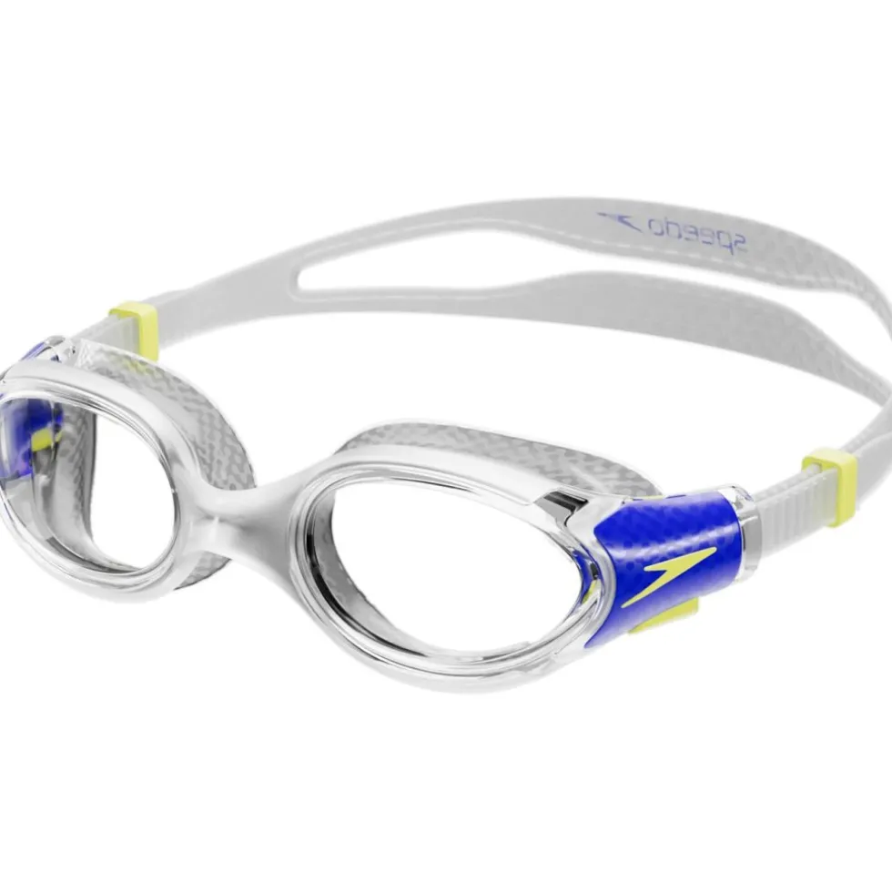Speedo Biofuse 2.0 Junior Clear/True Cobalt/Lemon Drizzle Zwembril