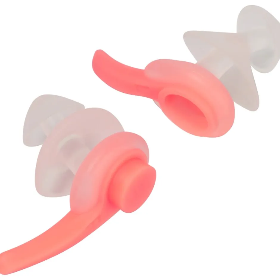 Zwemhulpmiddelen < Speedo Biofuse Oordoppen - clear/fluro tangerine