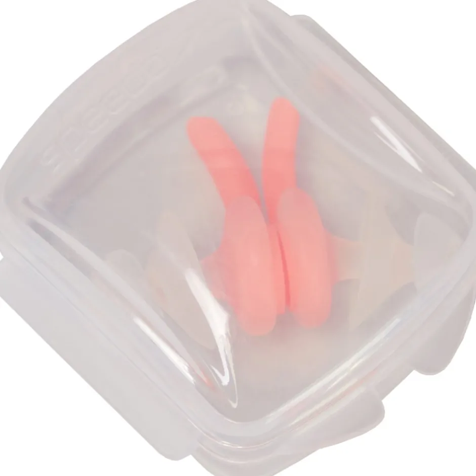 Zwemhulpmiddelen < Speedo Biofuse Oordoppen - clear/fluro tangerine