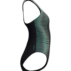 Speedo Digital Printed Medalist Badpak Dames - turquiose gem