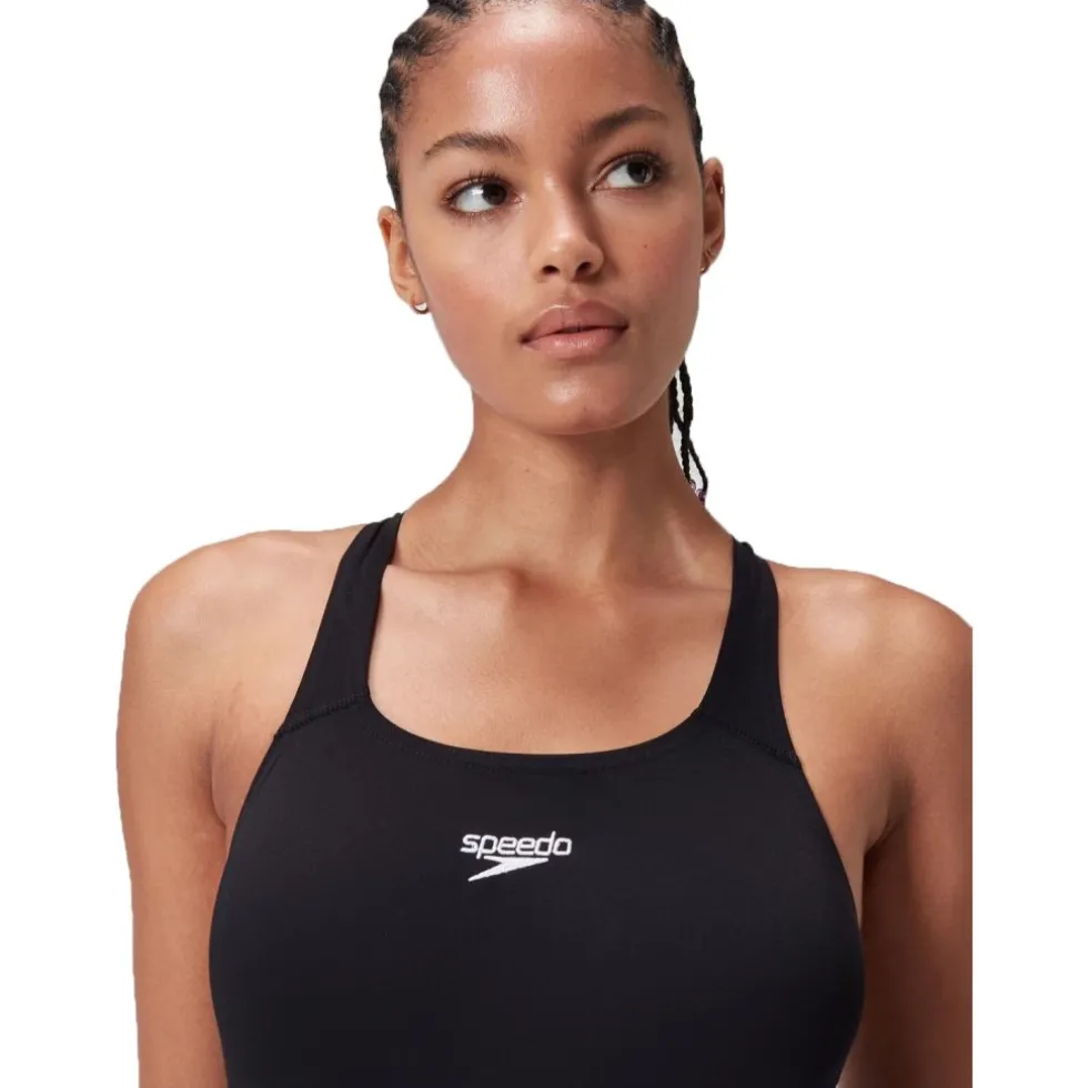 Speedo ECO Endurance+ Medalist Badpak Dames - black/white
