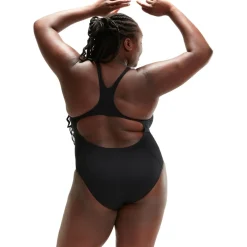Speedo ECO Endurance+ Medalist Badpak Dames - black/white
