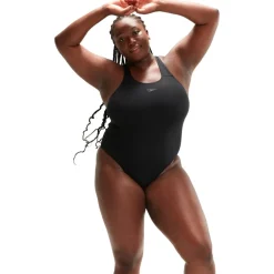 Speedo ECO Endurance+ Medalist Badpak Dames - black/white
