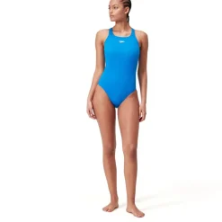Zwembroeken & Bikini'S < Speedo ECO Endurance+ Medalist Badpak Dames - blue/white
