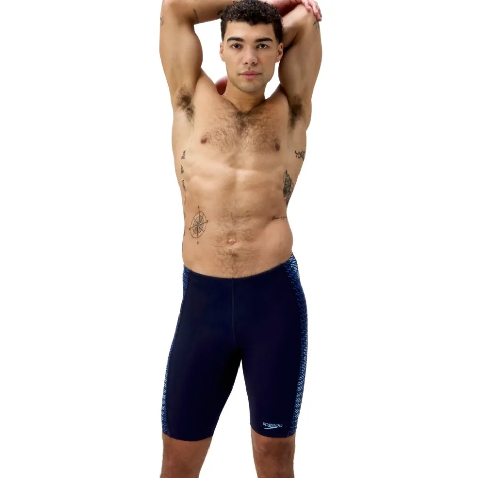 Wedstrijd Zwemkleding < Speedo End+ Tech Panel Zwemjammer Heren - navy/sugar blue