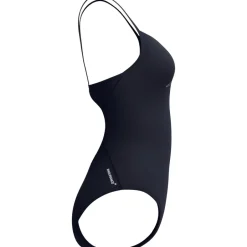 Zwembroeken & Bikini'S < Speedo Endurance+ Logo Thin Strap Badpak Dames - anthracite
