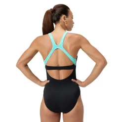 Zwembroeken & Bikini'S < Speedo Flex Band Badpak met geïntegreerde BH Dames - anthracite