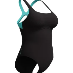 Zwembroeken & Bikini'S < Speedo Flex Band Badpak met geïntegreerde BH Dames - anthracite