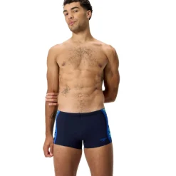Speedo Hyperboom Splice Aquashorts Heren - peacoat/deep sapphrie