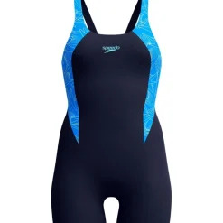 Speedo Hyperboom Splice Legsuit Badpak Dames - lagoon blue