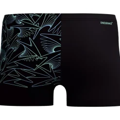 Speedo Hyperboom V-Cut Zwemshort Heren - black/alfalfa green