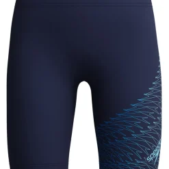 Speedo Medley Logo Jammer Jongen - peacoat/sugar blue