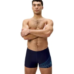 Speedo Medley Logo Zwembroek Heren - navy/sugar blue