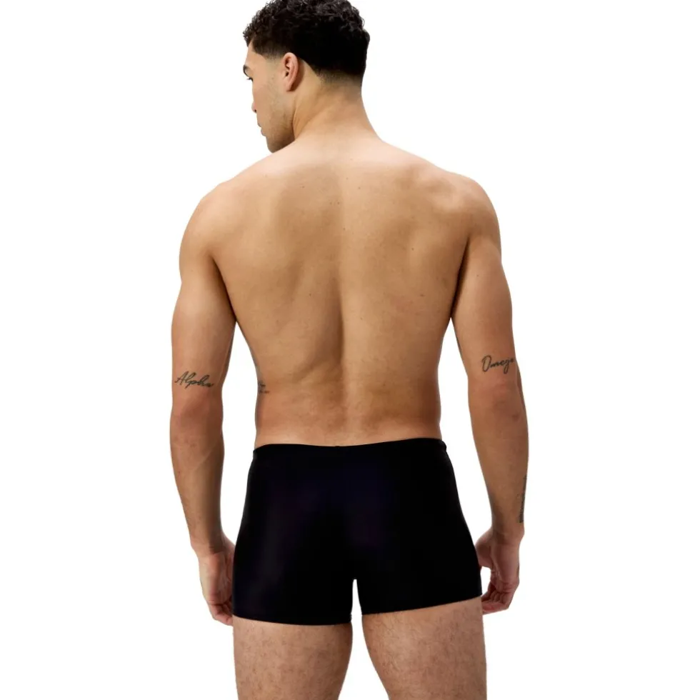 Speedo Medley Logo Zwembroek Heren - black/alfalfa green
