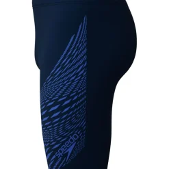 Speedo Medley Logo Zwemjammer Heren - navy/cobalt pop
