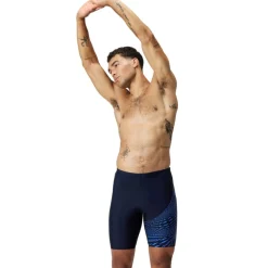 Speedo Medley Logo Zwemjammer Heren - navy/cobalt pop