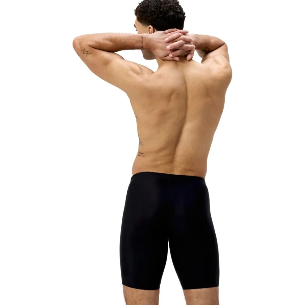 Speedo Medley Logo Zwemjammer Heren - black/alfalfa green