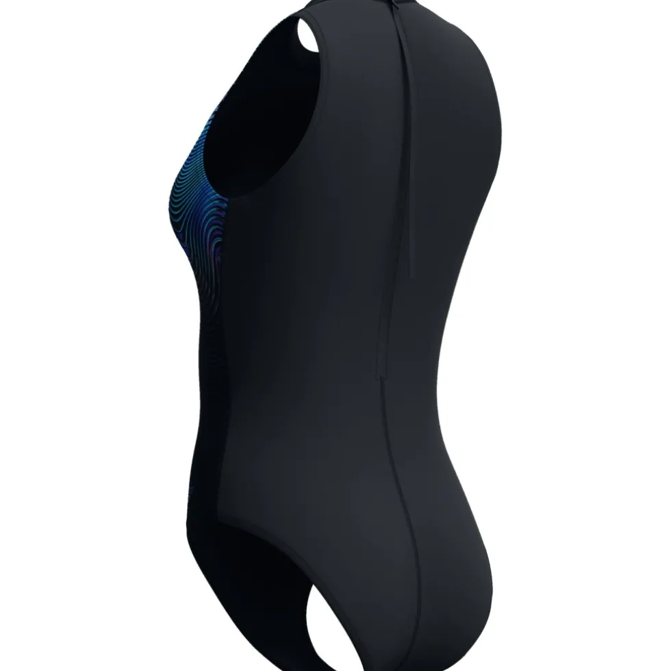 Speedo Printed Hydrasuit Badpak Dames - anthracite
