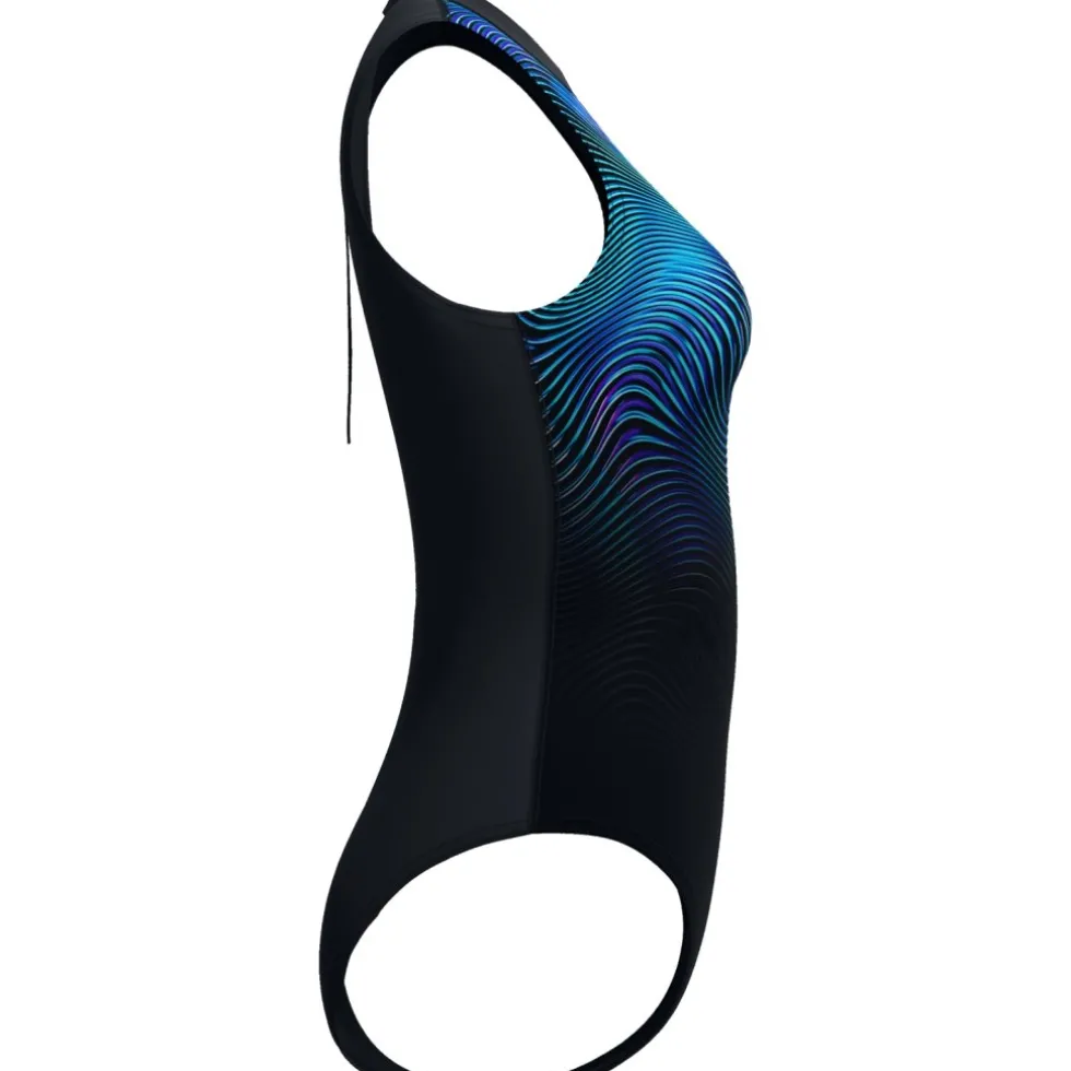 Speedo Printed Hydrasuit Badpak Dames - anthracite