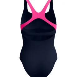 Speedo Solid Flex Band Badpak Dames - peacoat/margarita pink