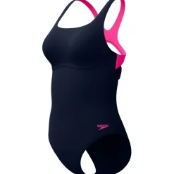 Speedo Solid Flex Band Badpak Dames - peacoat/margarita pink