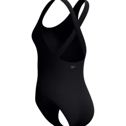 Speedo Solid Scoop Neck Badpak Dames - anthracite