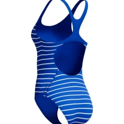 Zwembroeken & Bikini'S < Speedo Endurance+ Printed Medalist Badpak Dames - deep sapphire/white