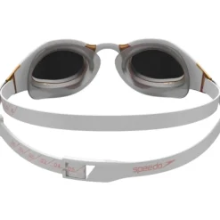 Speedo Fastskin Hyper Elite Gespiegeld Zwembril - white/oxid grey/rose gold
