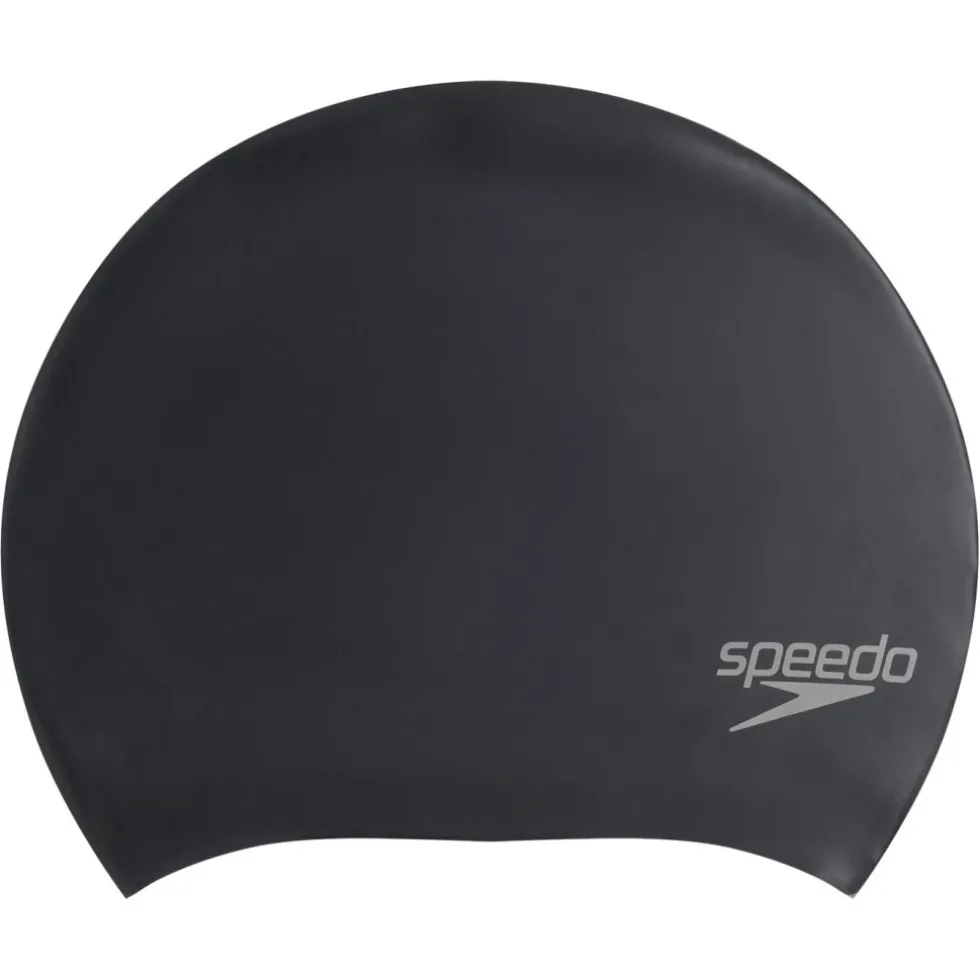 Speedo Long Hair Badmuts - zwart
