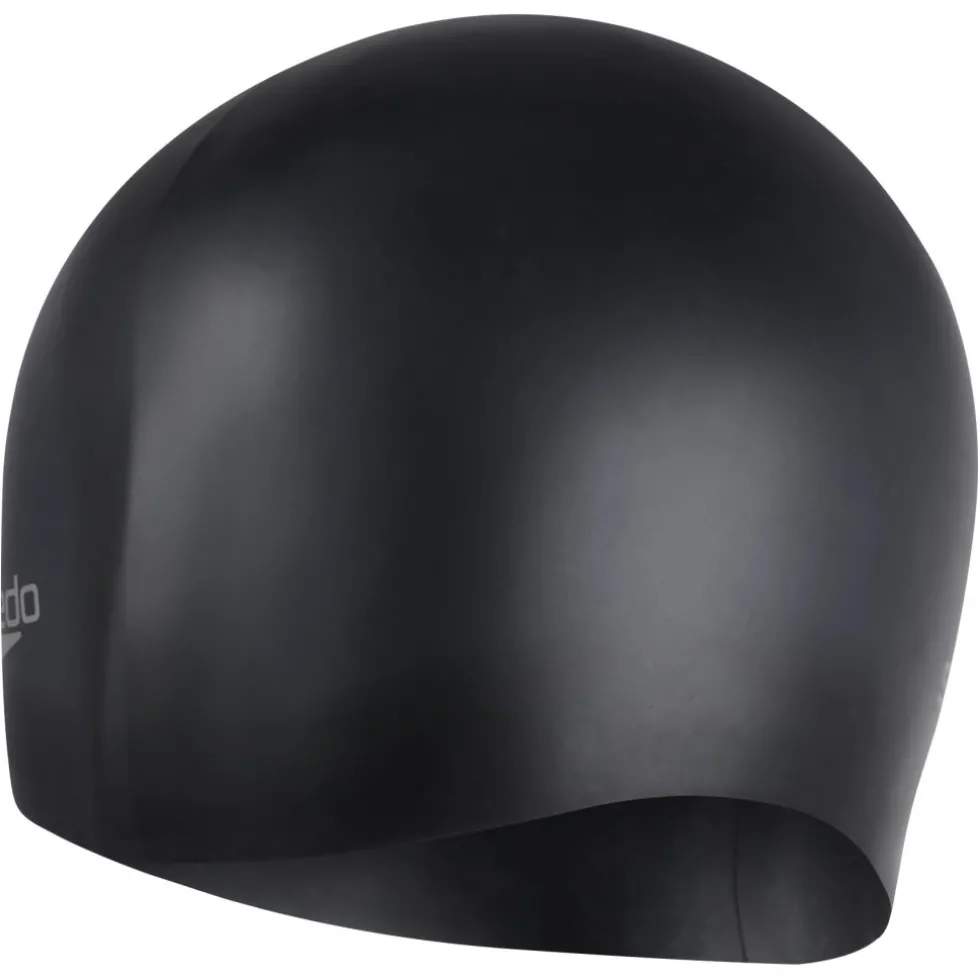 Speedo Long Hair Badmuts - zwart