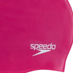 Badmutsen < Speedo Plain Moulded Silicone Badmuts - electric pink