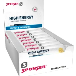 SPONSER High Energy Bar - Graanreep met Koolhydraten - 30x45g
