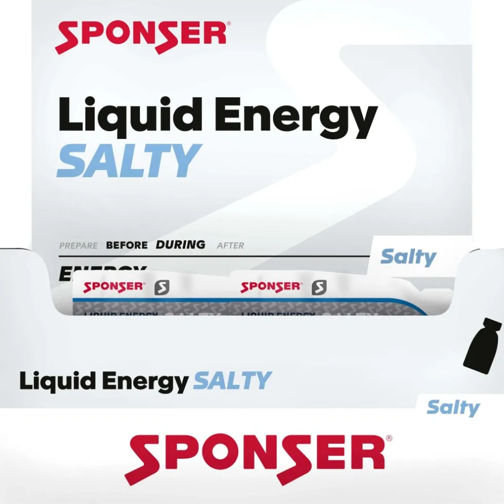 SPONSER Liquid Energy Salty - Koolhydraatgel - 40x35g